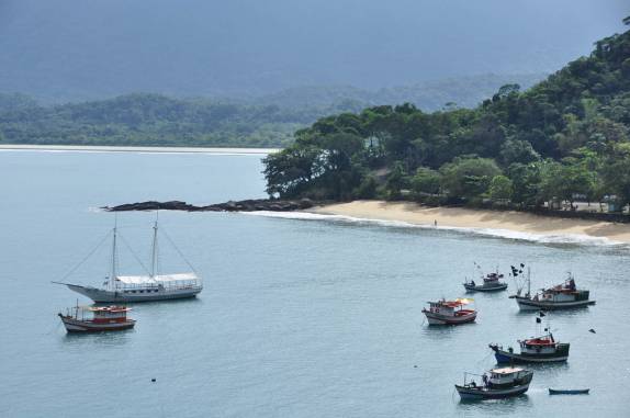Baía de Picinguaba, no litoral norte de São Paulo
